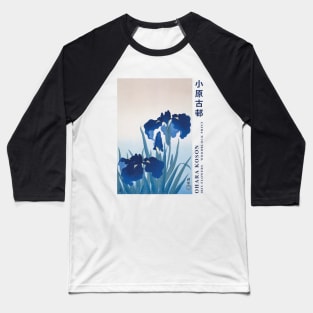 Ohara Koson Iris Flowers Woodblock Print Baseball T-Shirt